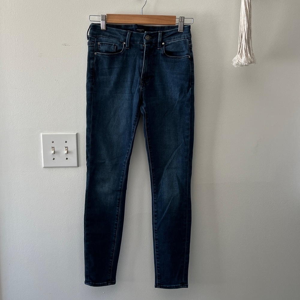 Fidelity Sola Mid Rise Ankle Women's Skinny Jeans 28